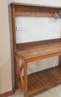 استند چوبی روسی مناسب گل و گیاه، دکور منزل و مغازه