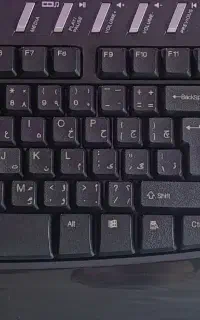 کیبورد مشکی zeroone مدل ۳۰۶۵