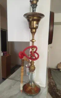 قلیون تنه برنجی کافه رومنس
