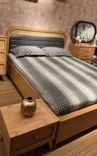 سرویس خواب پایه چوبی کالکشن بهاره کد۷
