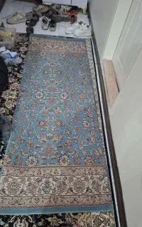 کناره به همراه دو پادری آبی فیروزه ای