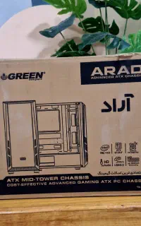 کیس گیمینگ گرین مدل آراد