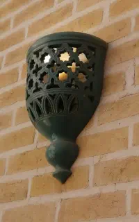 چراغ سفالی سنتی