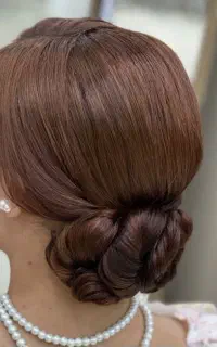 اموزش شنیون مو