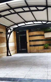سایبان خودرو/ سایبان پارکینگ پایه خم خودرو و ماشین