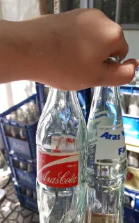 بطری شیشه ای نوشابه