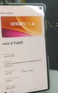 vivo x fold5 گوشی موبایل ویوو ایکس فلود