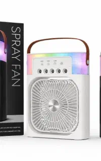 پنکه مه پاش شارژی رومیزی باکیفیت Spray Fan