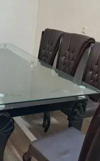 میز و صندلی ۸ نفره غذاخوری