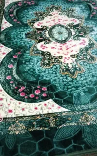 گلیم فرش گل بافت دو درسه