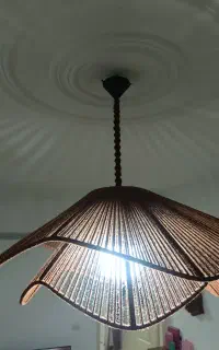 لوستر قهوه‌ای