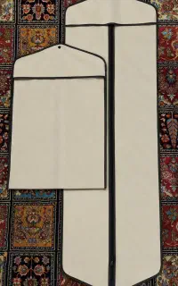 کاور لباس مروارید/طلق‌دار و پارچه‌ای