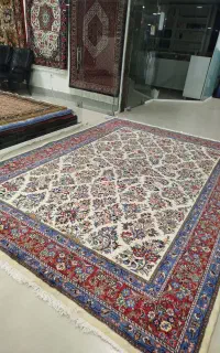 فرش دستباف نقشه آمریکایی اراک 6 متری