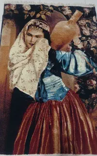 فرش چهره ۱/۵×۱در حد نو