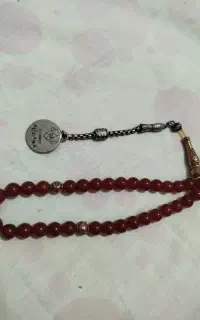 تسبیح عقیق سرخ دستساز