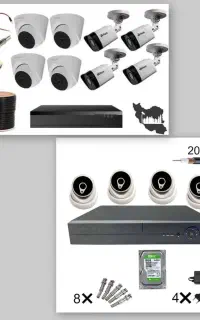 دوربین مدار بسته دید در شـب یا IR LED اقساطـی