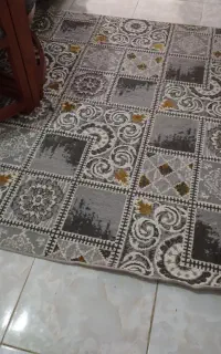 فرش آشپزخانه رنگ طوسی ۴ متری