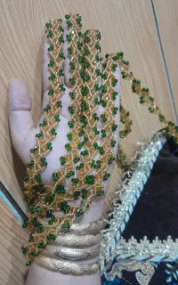نوار وروسری بافت انجام میدم