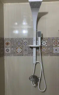 دوش و شیر روشویی