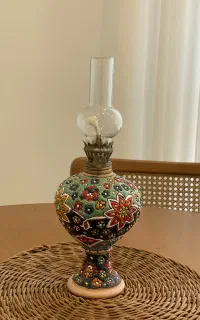 چراغ  قلم کاری شده