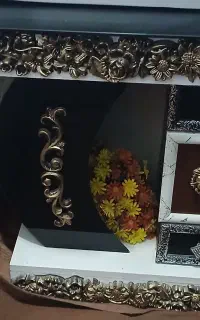 میز آینه شمعدان