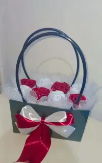 باکس و دسته گل آماده