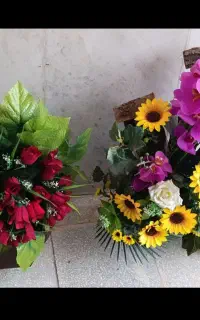 سبد گل مصنوعی