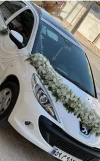 تزئین ماشین عروس با اف ویژه طرح ازدواج اسان