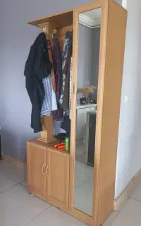 جاکفشی و جا لباسی آینه دار