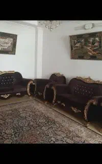ست کامل مبل قهوه ای