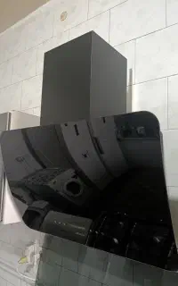 هود آشپزخانه استیل البرز مورب در حد نو