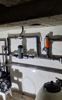 لوله کشی استخر و جکوزی و موتورخانه