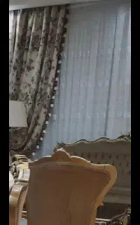 پرده گیپور درجه ۱ به همراه والان