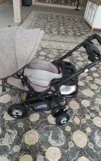 کالسکه مارک دلیجان مدل رنگ کرم قهوه ای