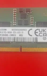 رم لپ تاپ 8 ddr5 5600