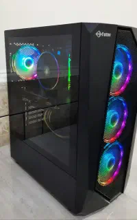 کیس کامپیوتر گیمینگ + موس و کیبورد