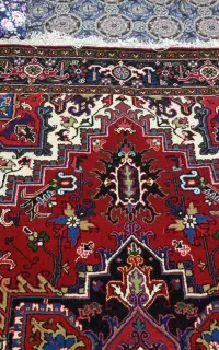 3عدد فرش دستباف شش متری نقشه هریس
