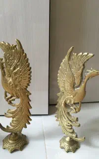 ۸تیکه برنز تزئینی یک عدد جامیوه ای