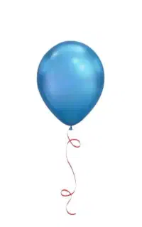 بادکنک هلیوم آماده شده