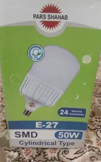 ۴عدد لامپ ۵۰ وات نو مصرف نشده با کارتن