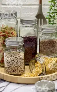 بانکه کندی شیشه ای در انواع سایز