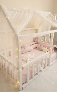 تخت کلبه بهمراه تشک