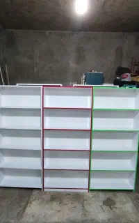 کتابخانه قفسه مغازه فروشگاه دکور سوپر ام دی اف