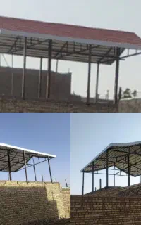 سقف سبک آلاچیق پارکینگ