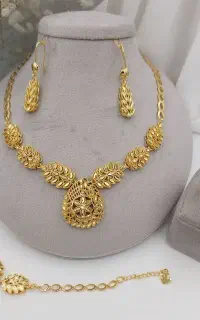 سرویس نیم ست برند ژوپینگ طرح طلا