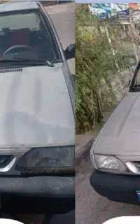 رفع افتاب سوختگی کاور با رنگ بدنه