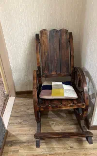 صندلی راک چوب جنگلی