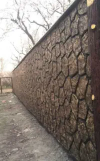 سیمانکاری .سییمانکار. سیمانکاری طرح سنگی وساده