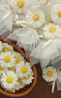 گیفت عروسی شمع دست ساز گیاهی موم عسل