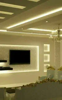 اجرای تخصصی صفرتا صد کناف .تیوی روم.وطراحی داخلی